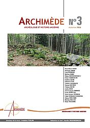 Couverture revue Archimède N°3 (2016)