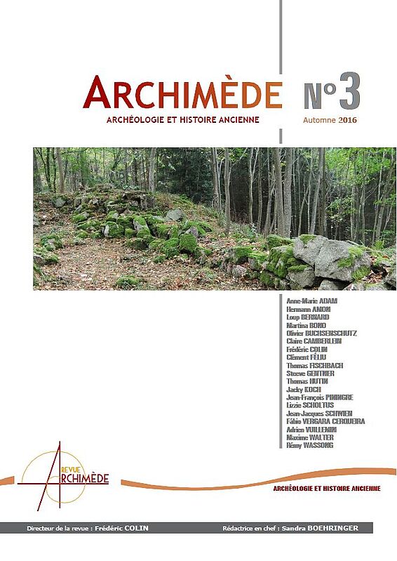 Couverture revue Archimède N°3