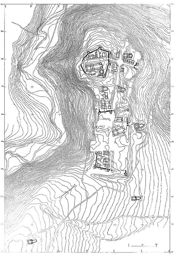 Fig. 1 : Plan général du site de Caričin Grad